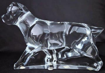 Baccarat - Figure - Chien en garde - Cristal