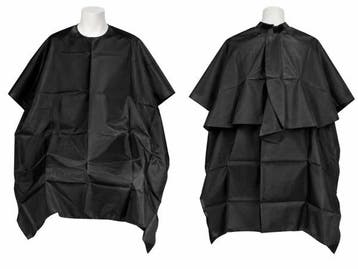 Veiling - 100x Professionele Kappersmantel – Zwart, Nieuw