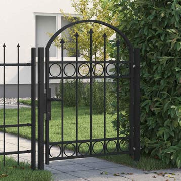 vidaXL Hekpoort ASSEN met gebogen bovenzijde staal 102x125, Verzenden