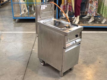 Inox verrijdbare gasfriteuse ELFRAMO GW20T, Zakelijke goederen, Nieuw in verpakking