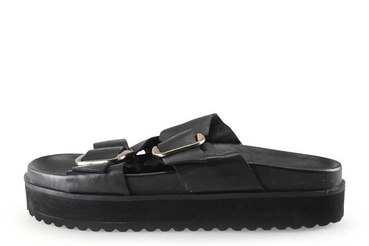 Nelson Slippers in maat 39 Zwart, Kleding | Dames, Schoenen, Zwart, Gedragen, Slippers, Verzenden