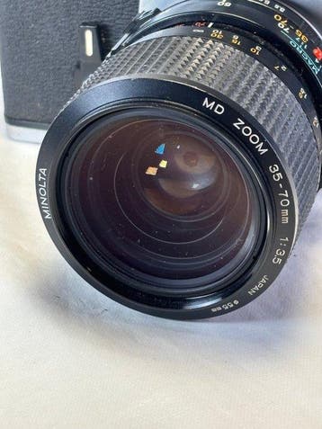 Minolta XE-5 met MD zoom 35/70 mm lens Appareil photo reflex, Nieuw