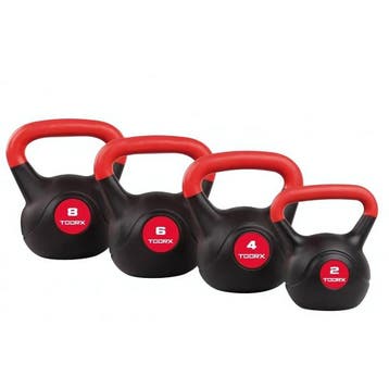 Toorx Fitness PVC Kettlebell Per Stuk 8 kg, Sport en Fitness, Fitnessmaterialen, Verzenden, Nieuw