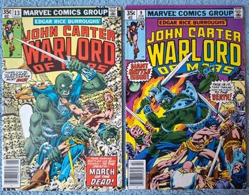 John Carter, Warlord of Mars #9, 13, 14, 15, 21, 24, 25, 26,, Nieuw
