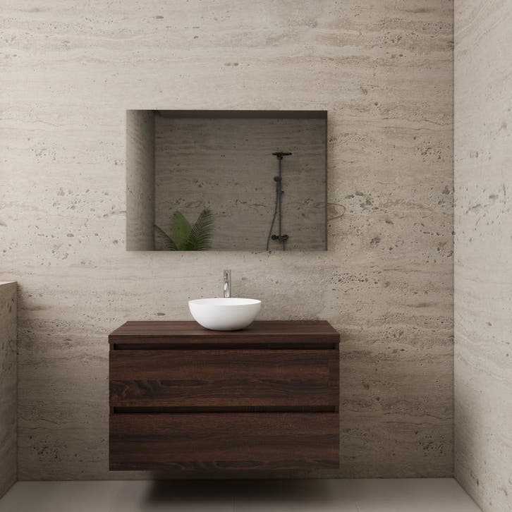 ACTIE BWS Badmeubel | Paris | Sonoma Choco | 100 cm | met, Bricolage & Construction, Sanitaire, Enlèvement ou Envoi