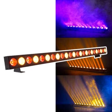 QTX Wash And Beam: 24 X 3W LED-wandbalk, Nieuw