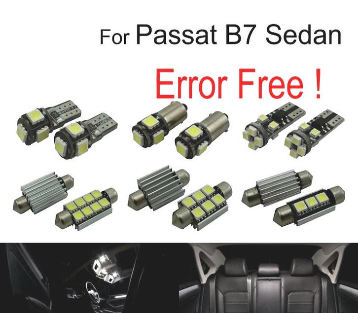 Kit 14 Ampoules Led Intérieur Pour Volkswagen Vw Passat B7 B, Autos : Pièces & Accessoires, Éclairage, Envoi