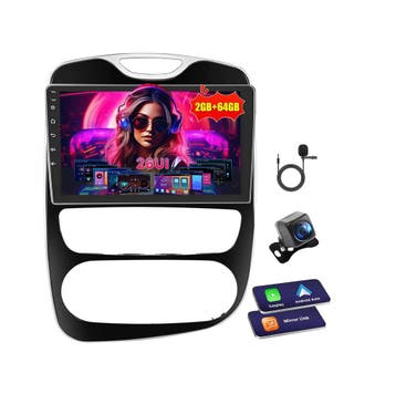 Inefala 2G+64G 2DIN Autoradio Android 15 voor Renault Cli..., Ophalen of Verzenden, Nieuw