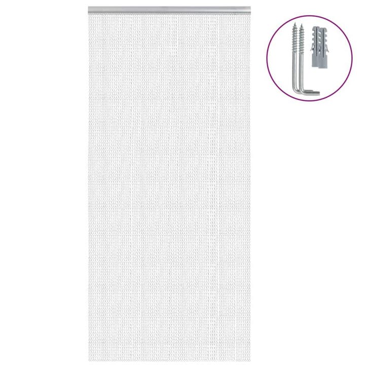 vidaXL Vliegengordijn kettingen 100x226 cm aluminium, Doe-het-zelf en Bouw, Deuren en Vliegenramen, Nieuw, Verzenden