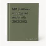 MR jaarboek voortgezet onderwijs 2012/2013 9789013101119, Verzenden
