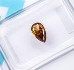 1 pcs Diamant (Natuurlijk gekleurd) - 0.60 ct - Peer - Fancy