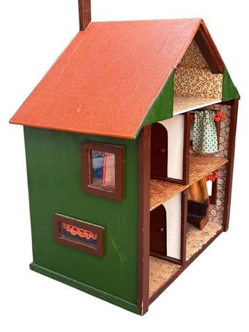 Wooden - Poppenhuis - 1960-1970 - Nederland