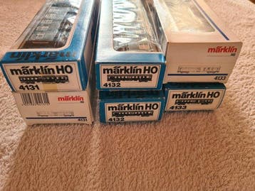 Märklin H0 - 4131; 4132; 4133 - Ensemble de train (6) - DB