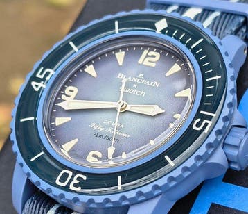 Blancpain x Swatch - Scuba Fifty Fathoms - Zonder, Nieuw