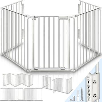 Veiligheidshek - Haardscherm - Hondenhek - 300cm - Grijs - K, Verzenden, Nieuw