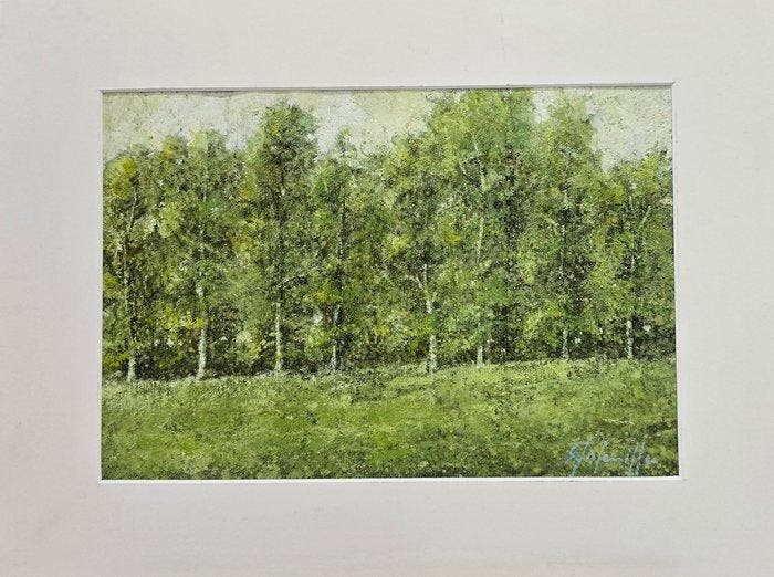 Enric Solanilla (1963) - Susurros de hojas, Antiquités & Art, Art | Peinture | Moderne