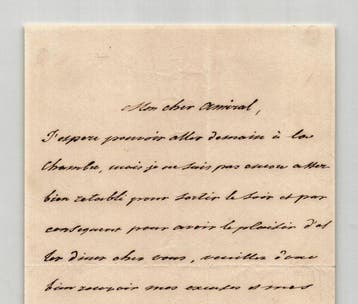 Maréchal de France Gabriel Molitor - Lettre autographe