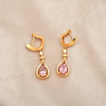 Zonder minimumprijs - Statement oorbellen - 14 karaat Geel, Bijoux, Sacs & Beauté