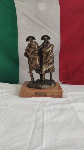 Figurine militaire miniature - Bronze, Marbre