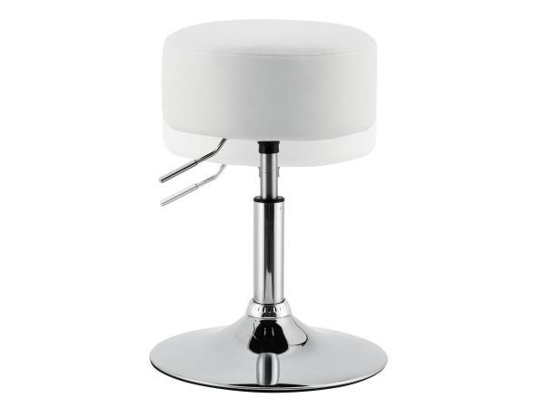 Veiling - Draaibare Kaptafelkruk / Kruk Tonia - Wit - ø 38,, Huis en Inrichting, Krukjes, Gebruikt