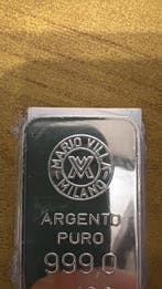 100 gram - Zilver .999 - Mario Villa Milano - Verzegeld en