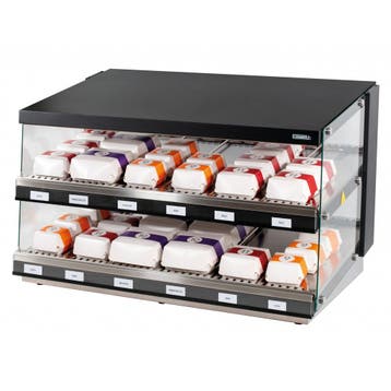 Burger warmhoudvitrine | 1.86kW | UV lamp-L |, Verzenden