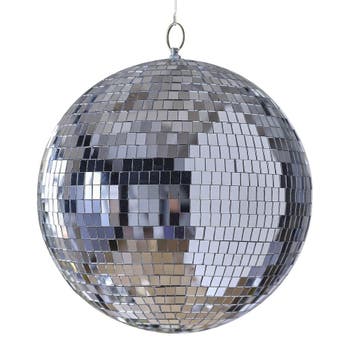 Party Discobal Zilver 30cm, Verzenden, Nieuw