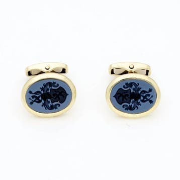 Boutons de manchette - 14 carats Or jaune - Zegel -