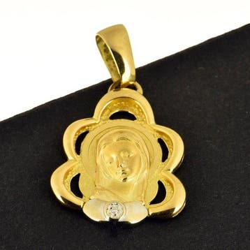 Pendentif - 18 carats Or jaune Diamant (Naturelle)