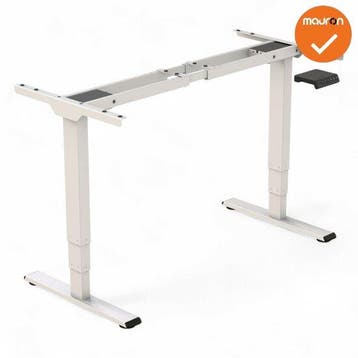 Los onderstel - Economy - Zit-Sta - Elektrisch - Wit, Werkplek, Ophalen of Verzenden, Gebruikt, Bureau