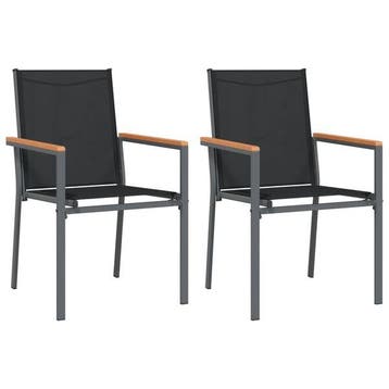 Lot 2 chaises jardin -73%, jusqua epuisement (tuinstoelen), Tuin en Terras, Verzenden, Nieuw