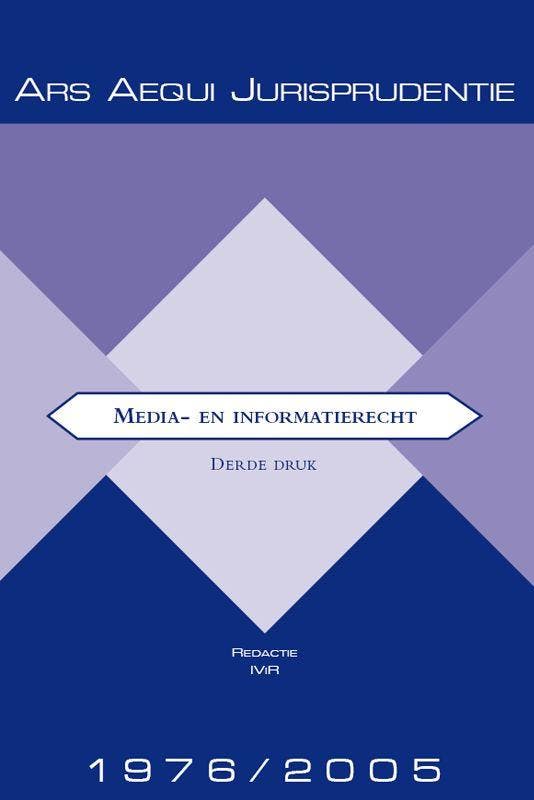Jurisprudentie Media- & informatierecht 1976-2005 / Ars, Boeken, Wetenschap, Zo goed als nieuw, Verzenden
