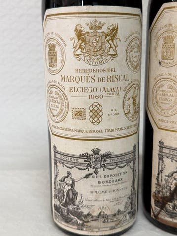 1960 & 1961 Herederos del Marqués de Riscal - Rioja Reserva, Nieuw