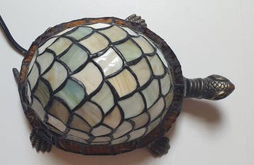Tafellamp - Schildpad - Glas-in-lood - Tiffany stijl