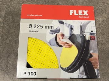 Veiling - Flex schuurpapier ø225mm P100 25-pack, Nieuw