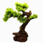 Bonsai boom op stenen OS-208 - aquarium decoratie, Ophalen of Verzenden, Nieuw