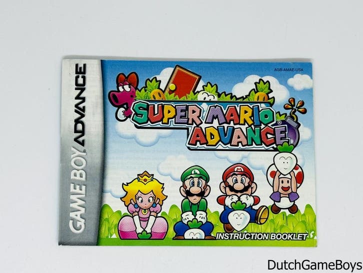 Gameboy Advance / GBA - Super Mario Advance - USA - Manual, Consoles de jeu & Jeux vidéo, Jeux | Autre, Envoi