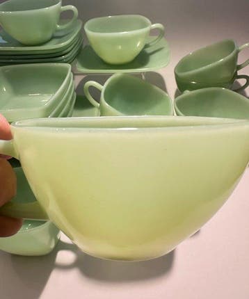 Fire-King USA (attribut) - Koffieservies voor 8 (8) -