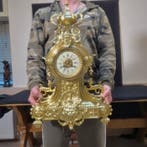 Tafelklok Lodewijk XVI-stijl - Verguld brons - 1850-1900 -