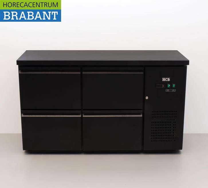 HCB Backbar Bar Cooler 4 tiroirs 280 litres 146,5 cm 230V, Zakelijke goederen, Horeca | Keukenapparatuur, Verzenden