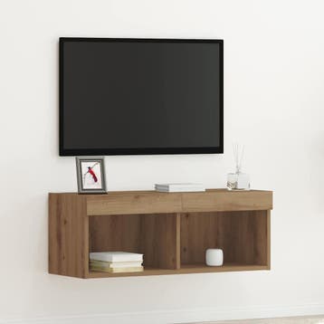 vidaXL Tv-meubelset 80 x 30 x 30 cm artisanaal eikenkleurig, Verzenden, Nieuw