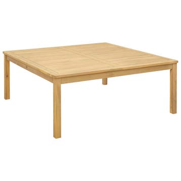vidaXL Salontafel Licht acacia 110 x 110 x 45 cm Massief, Verzenden, Nieuw