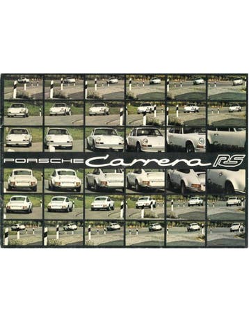 1973 PORSCHE 911 CARRERA RS BROCHURE ENGELS, Ophalen of Verzenden, Nieuw