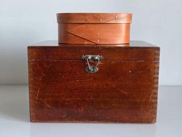 PRYM „Zukunft Druckknopf” z lustrem ok. 1910–1930 + Shaker