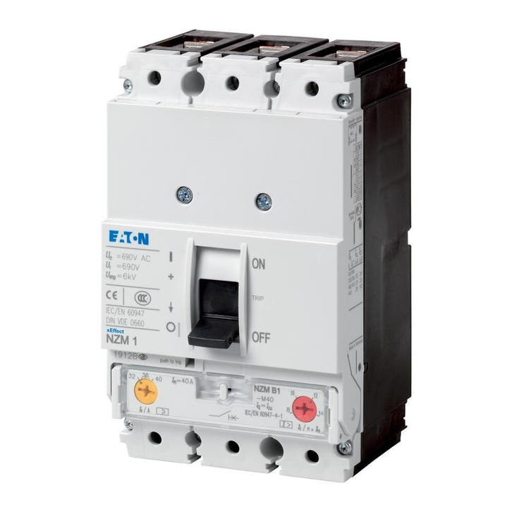 Eaton 3P 80A stroomonderbreker NZMB1-M80 motorbeveiliging -, Doe-het-zelf en Bouw, Elektriciteit en Kabels, Verzenden