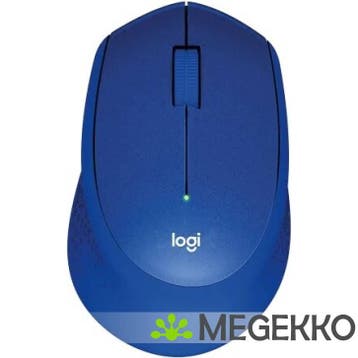 Logitech Mouse M330 Silent Plus Blauw Draadloze Muis, Verzenden, Nieuw