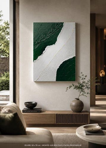 Samia Kerkeni - Emerald Textured Path