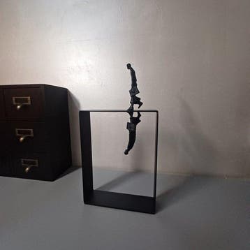 Sculpture, The Walking Man Reflect - 29 cm - Métal