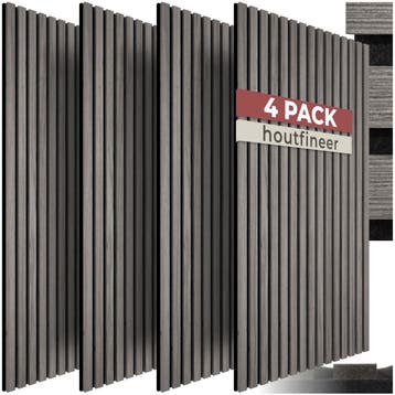 Akoestische panelen Sonic Wall II houtlook - lichtgrijze eik, Huis en Inrichting, Verzenden, Nieuw