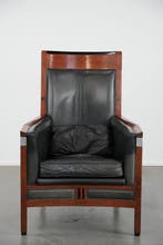 Schuitema - Fauteuil - Decoforma serie - Rundleer -, Antiek en Kunst